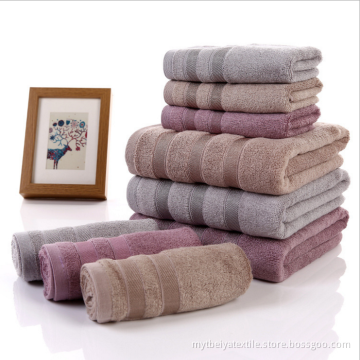 Textile Wholesalers Best Quality 70% Bamboo30% Cotton Towel Set